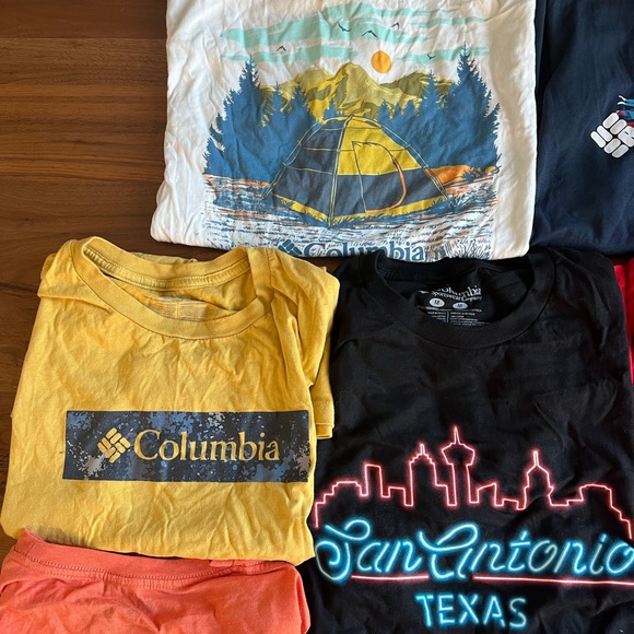 Columbia men’s t-shirt bundle, 7 shirts, size M - Picture 2 of 6